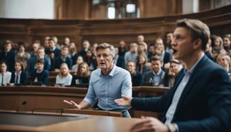 Debatte im Brandenburger Landtag: AfDler sorgt mit Äußerungen vor Schülern für Aufsehen