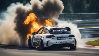 Explosion am Fahrerlager am Nürburgring vor dem ADAC Ruhr-Pokal-Rennen - Mehrere Verletzte