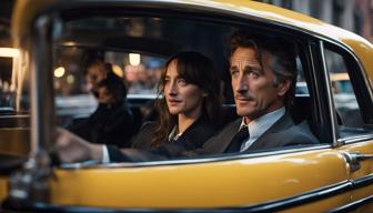 Sean Penn und Dakota Johnson fahren Taxi im Film „Daddio“﻿