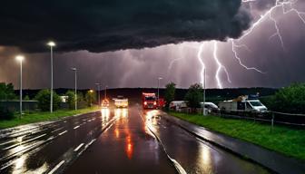 Starkregen in NRW: Unwetter verursachen Schäden durch Gewitter